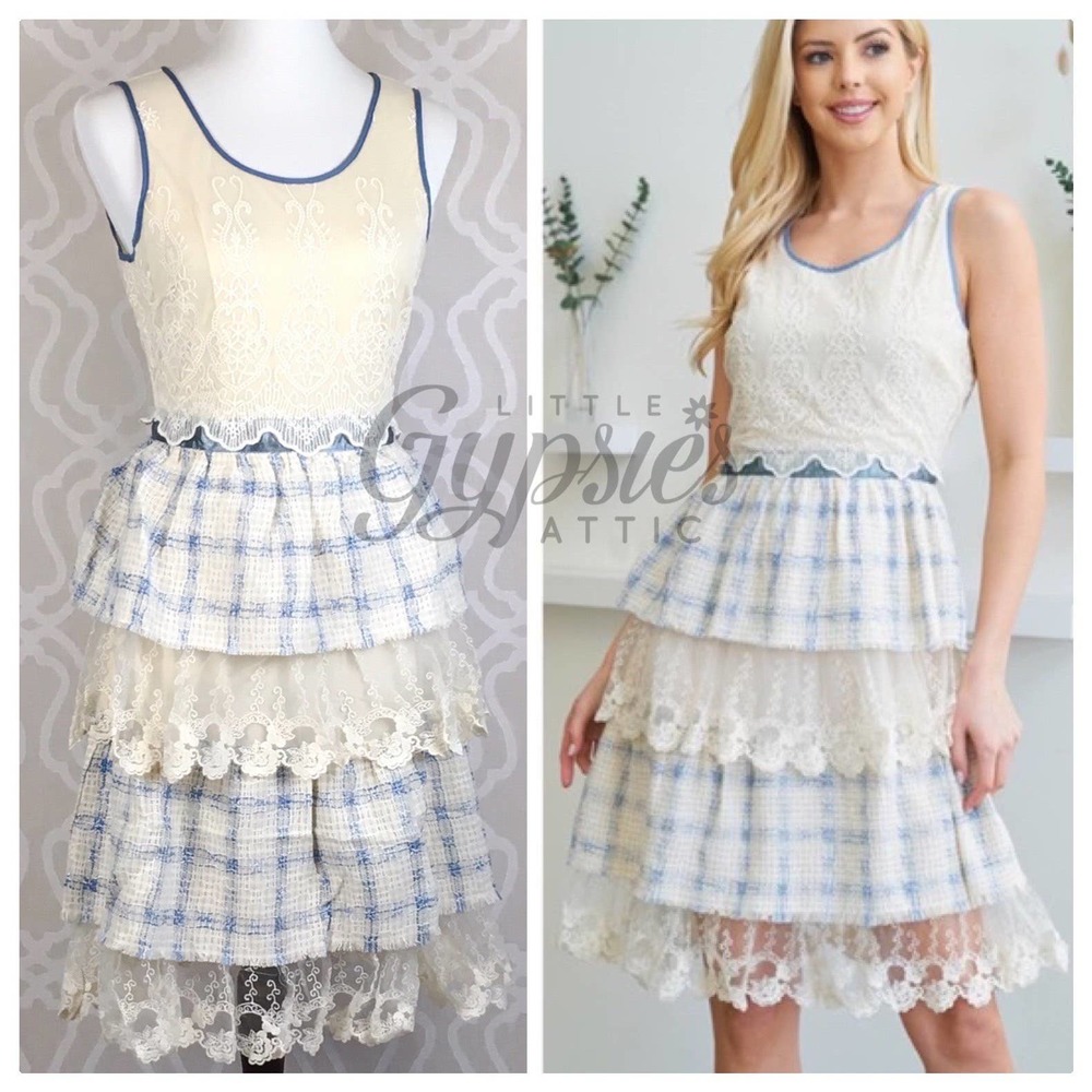 Ryu Farmhouse Country Cottage Midi Dress